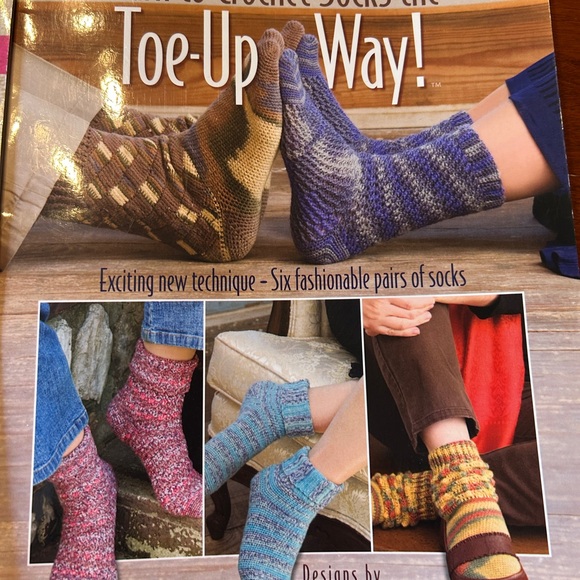 Crochet Socks Book - Vibrant Designs - Picture 3 of 5